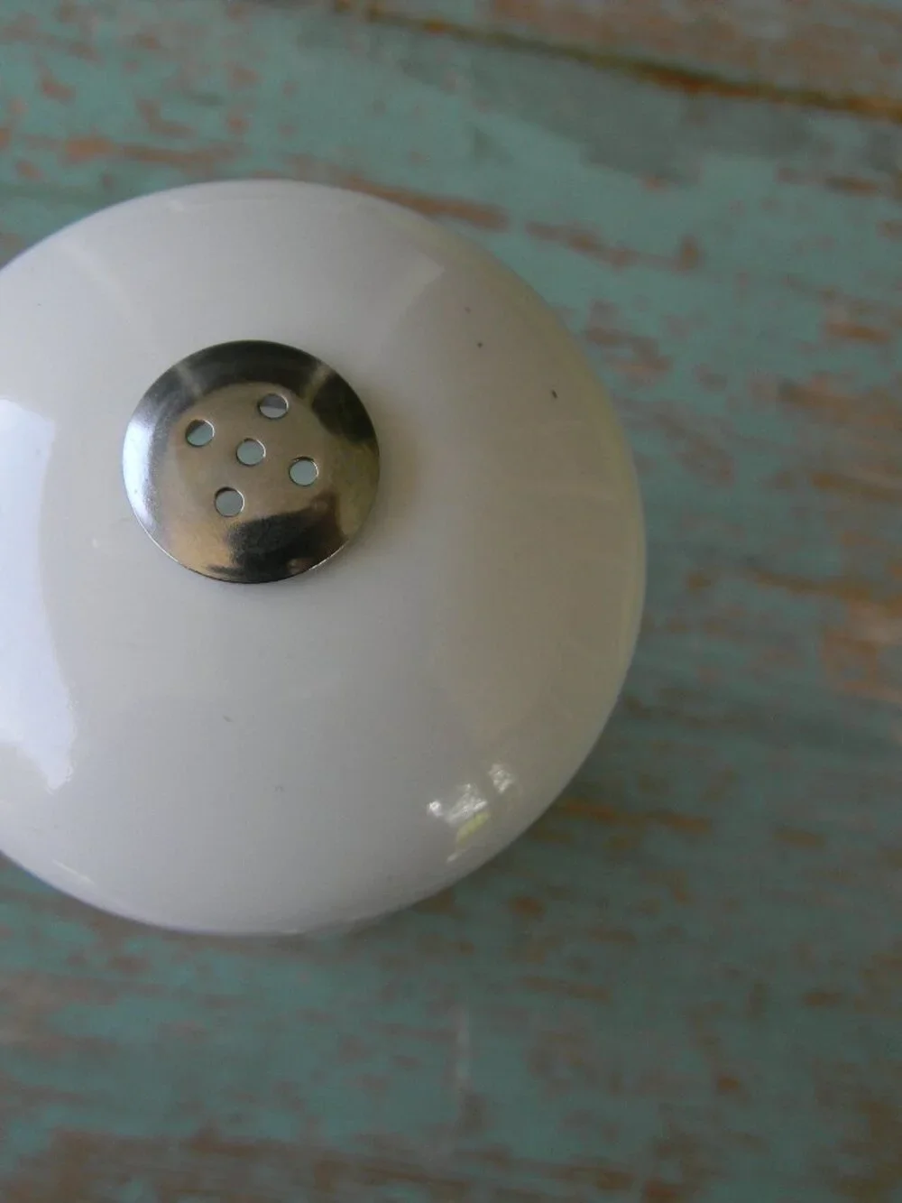 Olde Thompson WHITE/CLEAR ACRYLIC SALT SHAKER 8